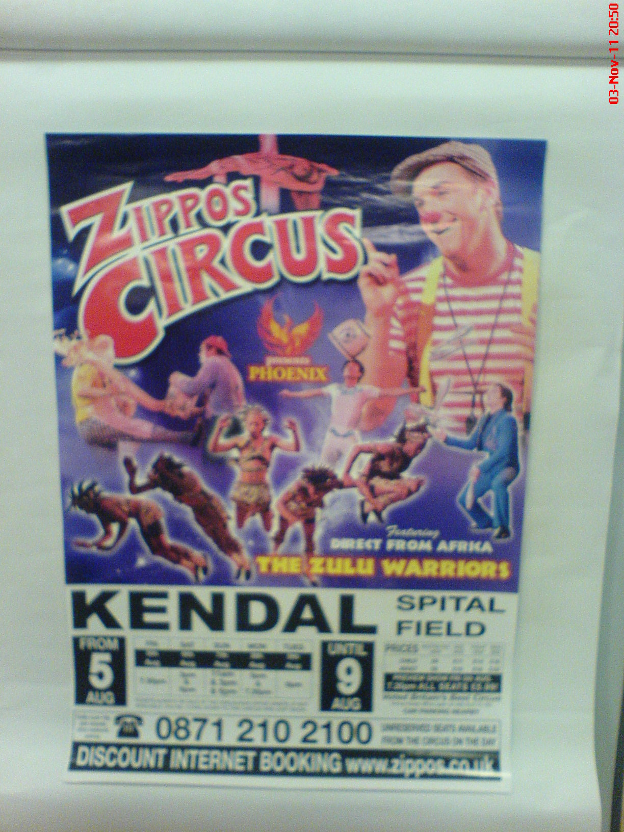 Zippos Circus Poster